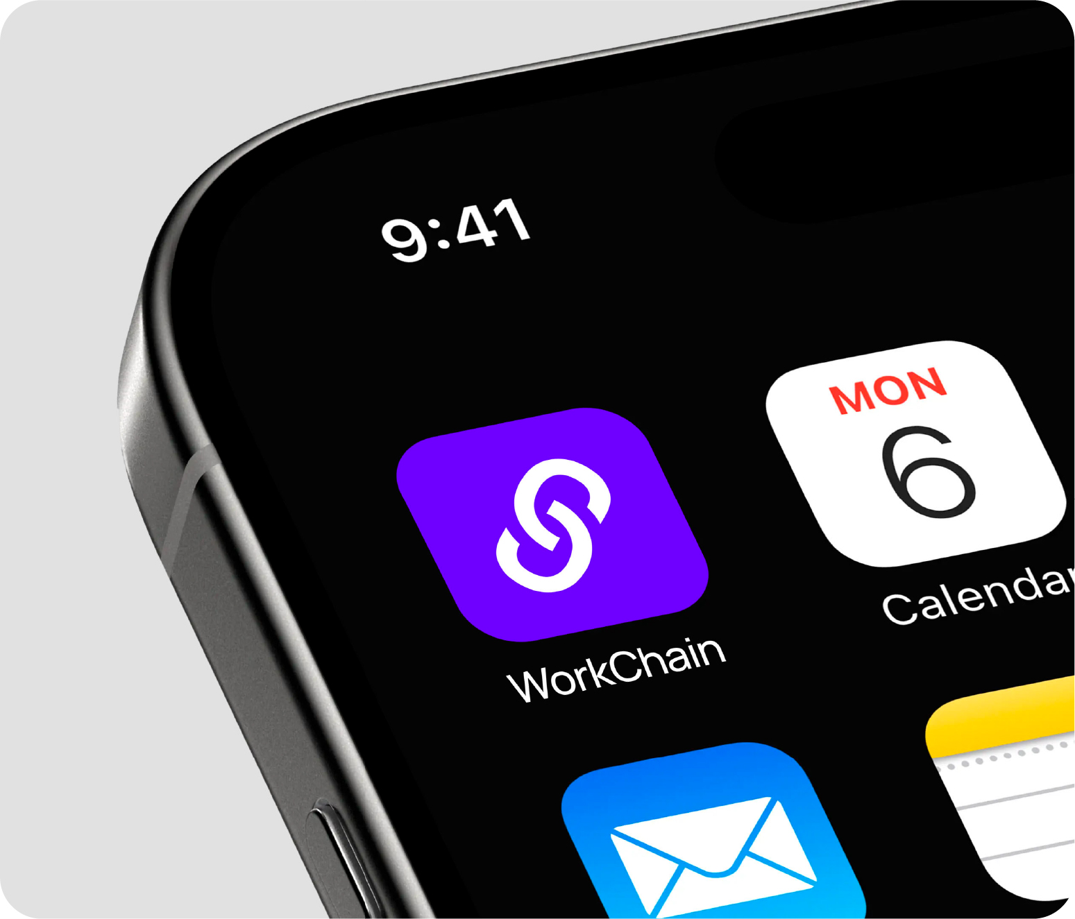 WorkChain app op iPhone